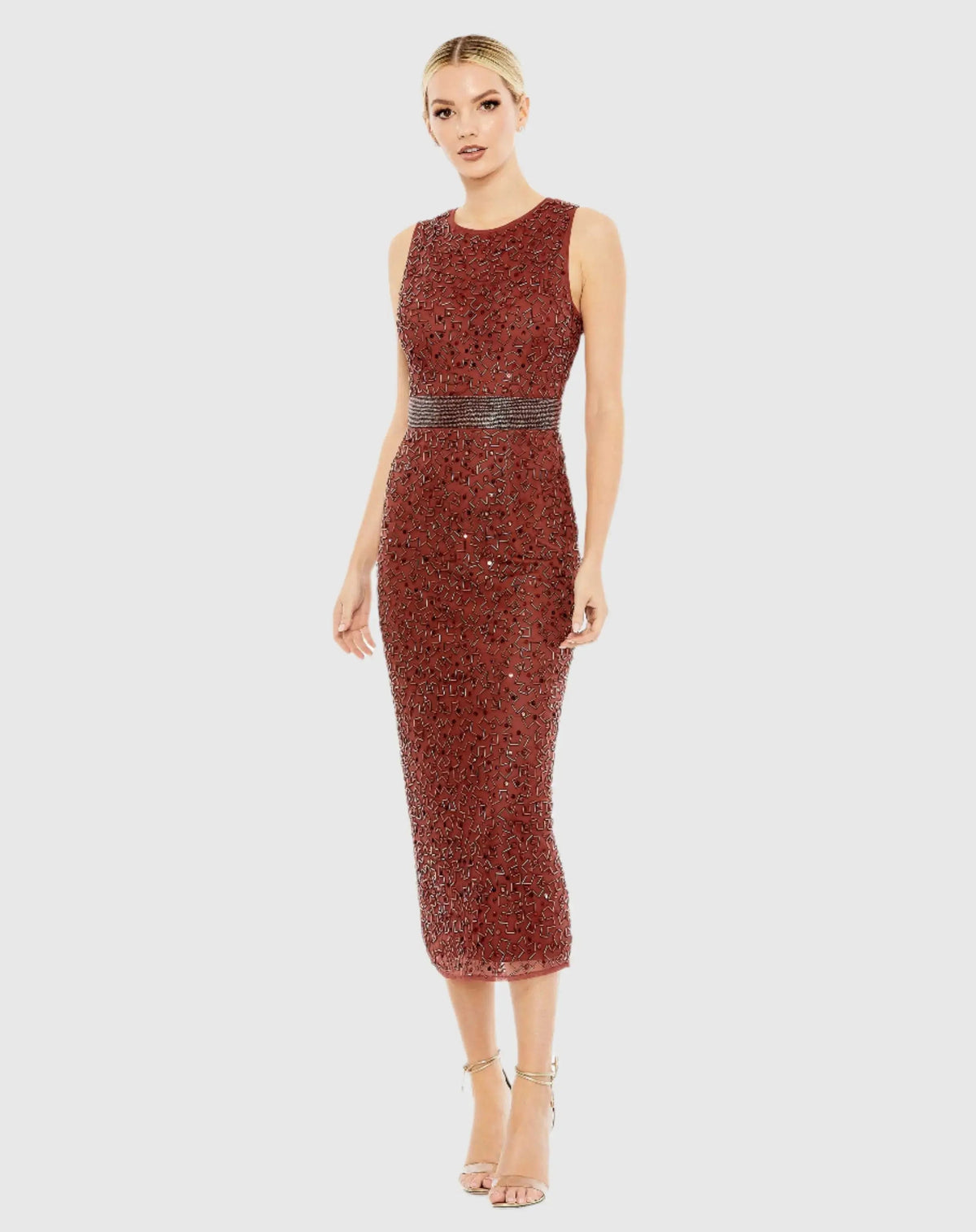 Women's Dress Sleeveless - Sleeveless Column