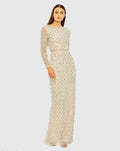 Women's Gold Dress - 93827 Champagne