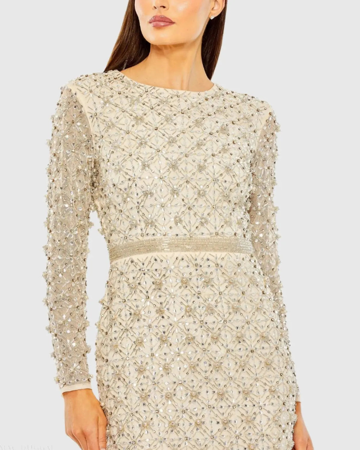 Women's Gold Dress - 93827 Champagne