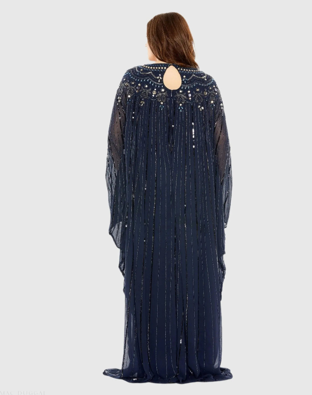 Women's Navy Dress - Navy Mesh