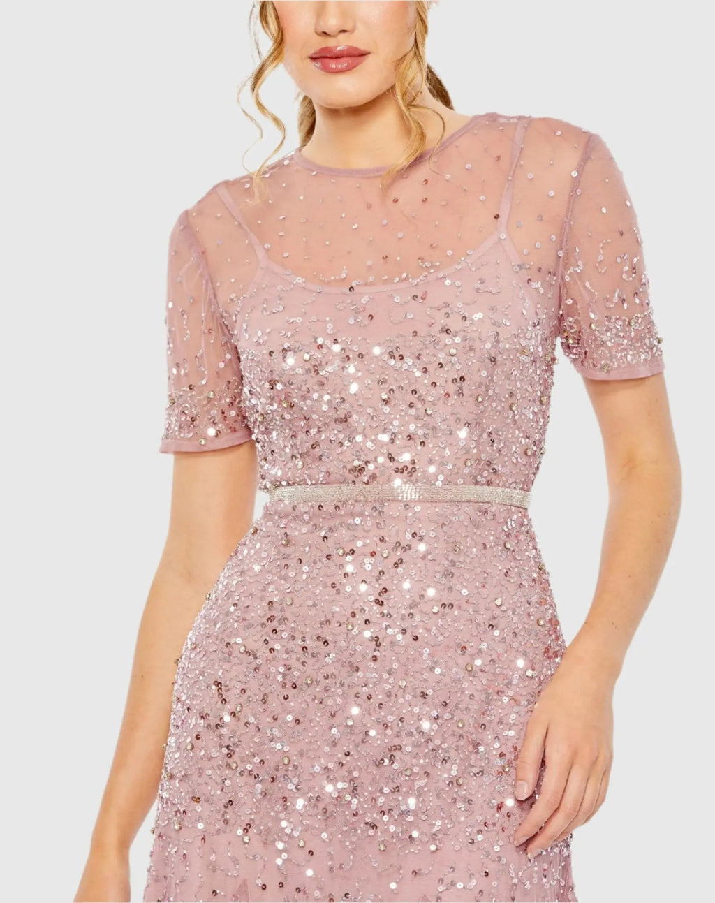 Women's Pink Dress Sequin - 93909 Rosewood