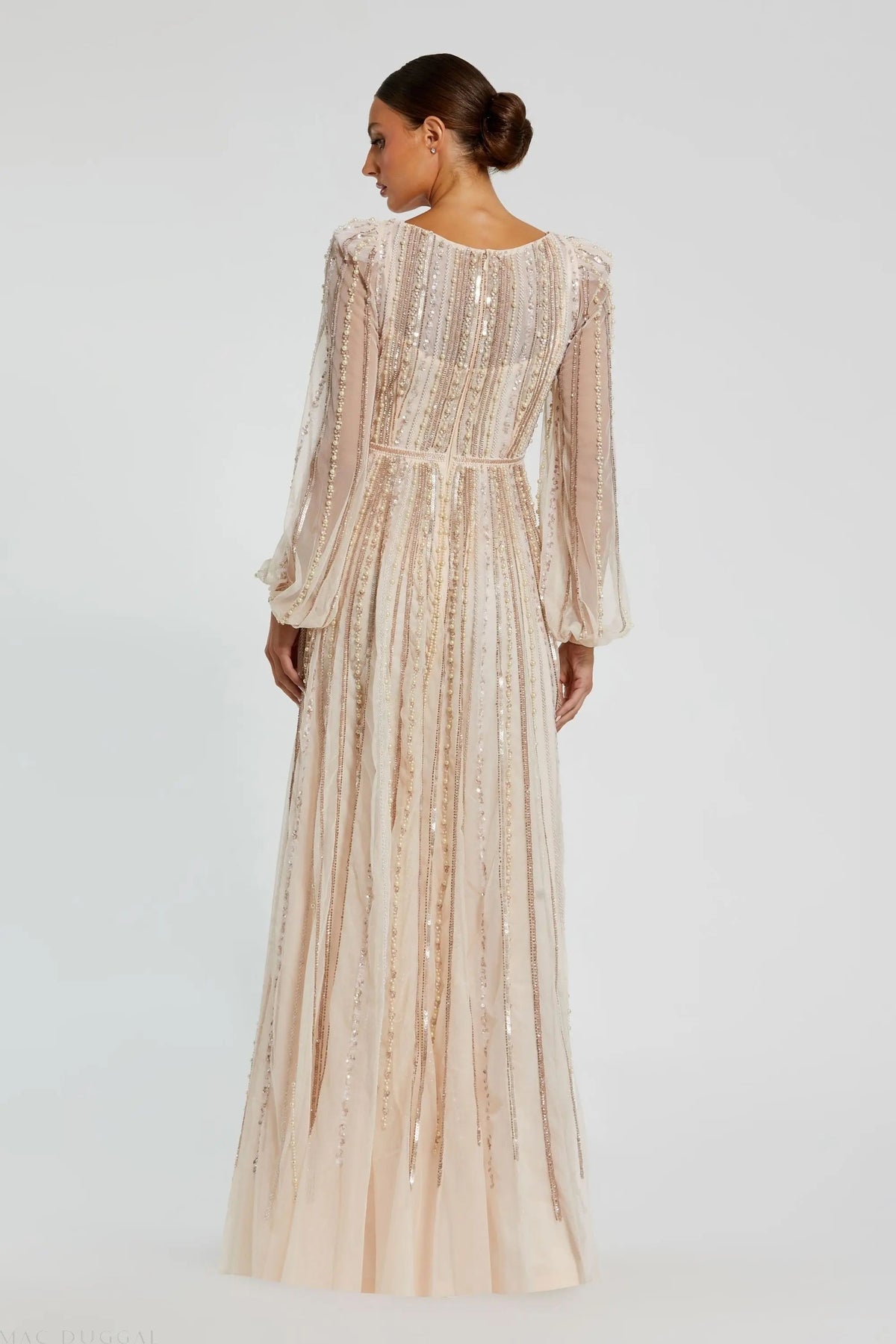 Women's Pink Dress - Black Sequin Mesh