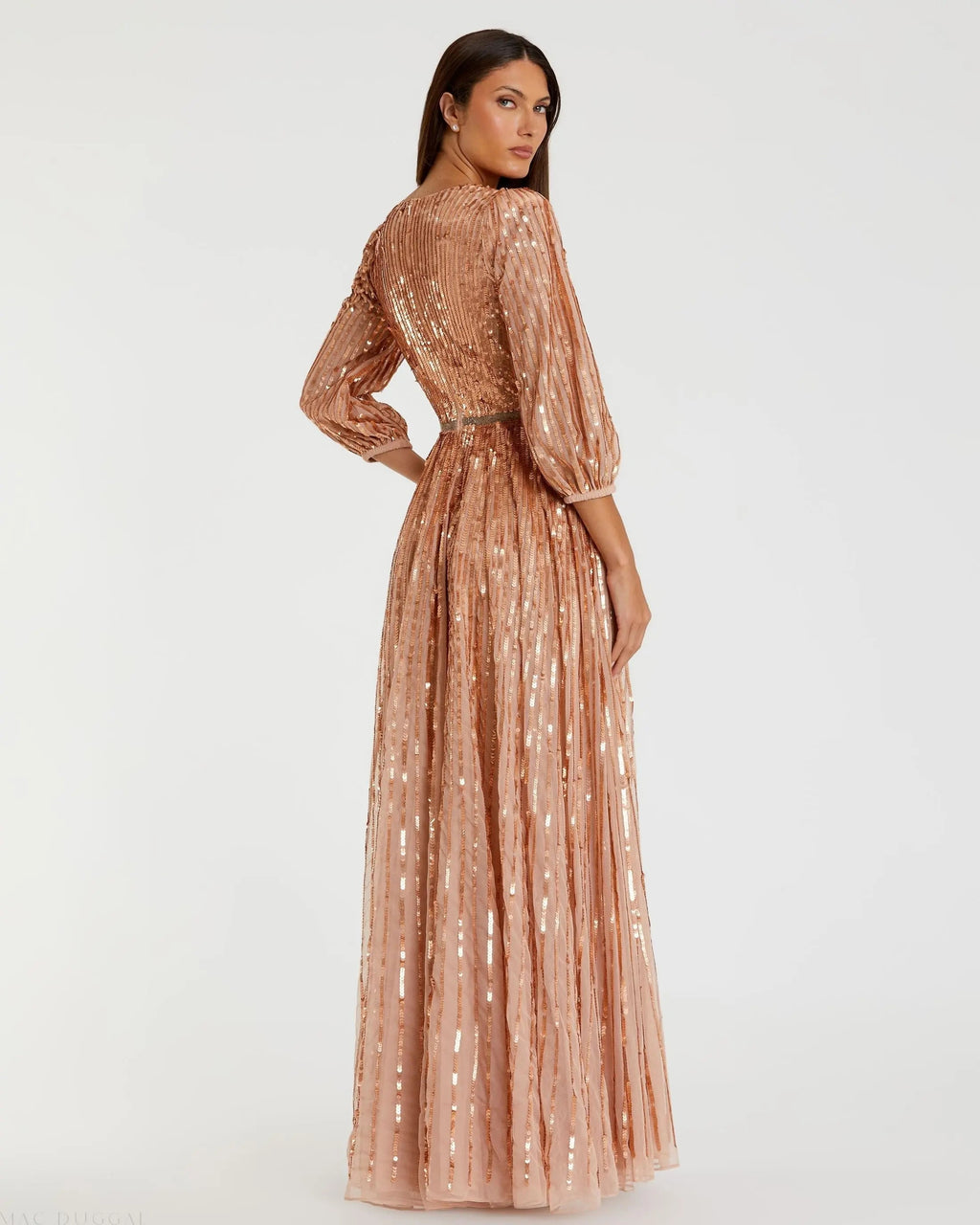 Women's Pink Dress Sequin - Pink Mesh