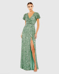 Women's Green Dress Sequin - Green