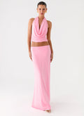 Ashi Maxi Skirt - Pink