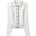 BAPY RIBBED CARDIGAN LADIES