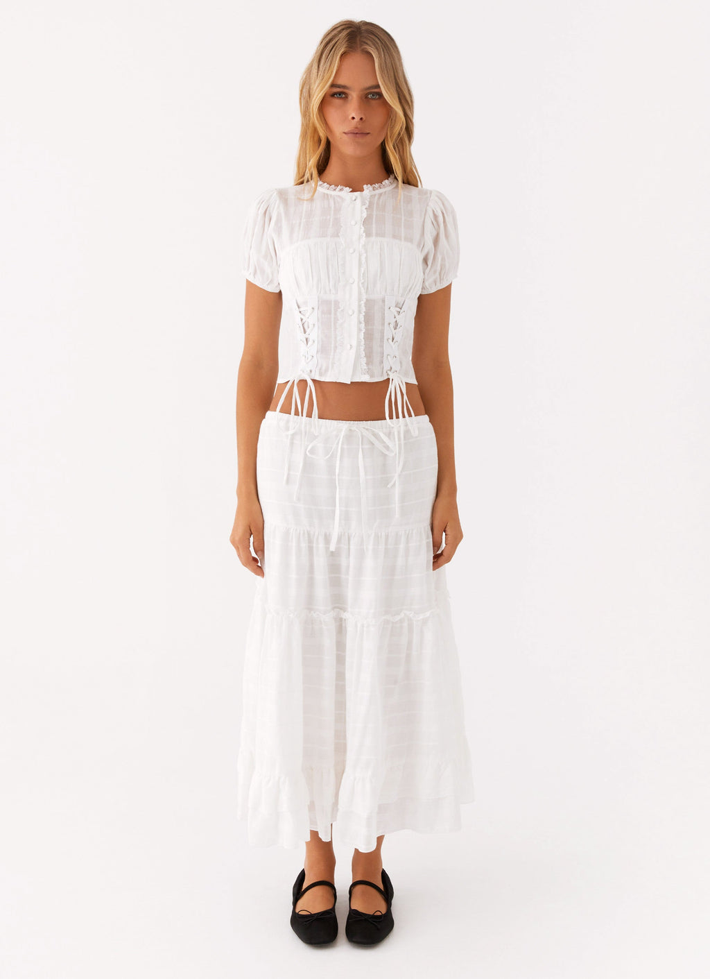 Beatrix Top - White