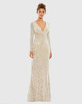Women's Beige Dress Sequin - Beige