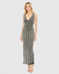 Women's Dress Sleeveless - Floral Mesh