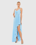 Women's Maxi Dress - Ruched Ruffle