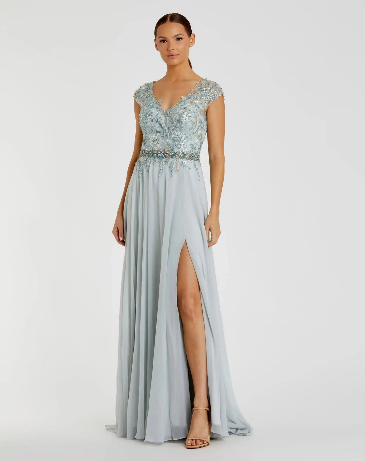 Women's Dress - Flowy Gown - Bodice Flowy Gown