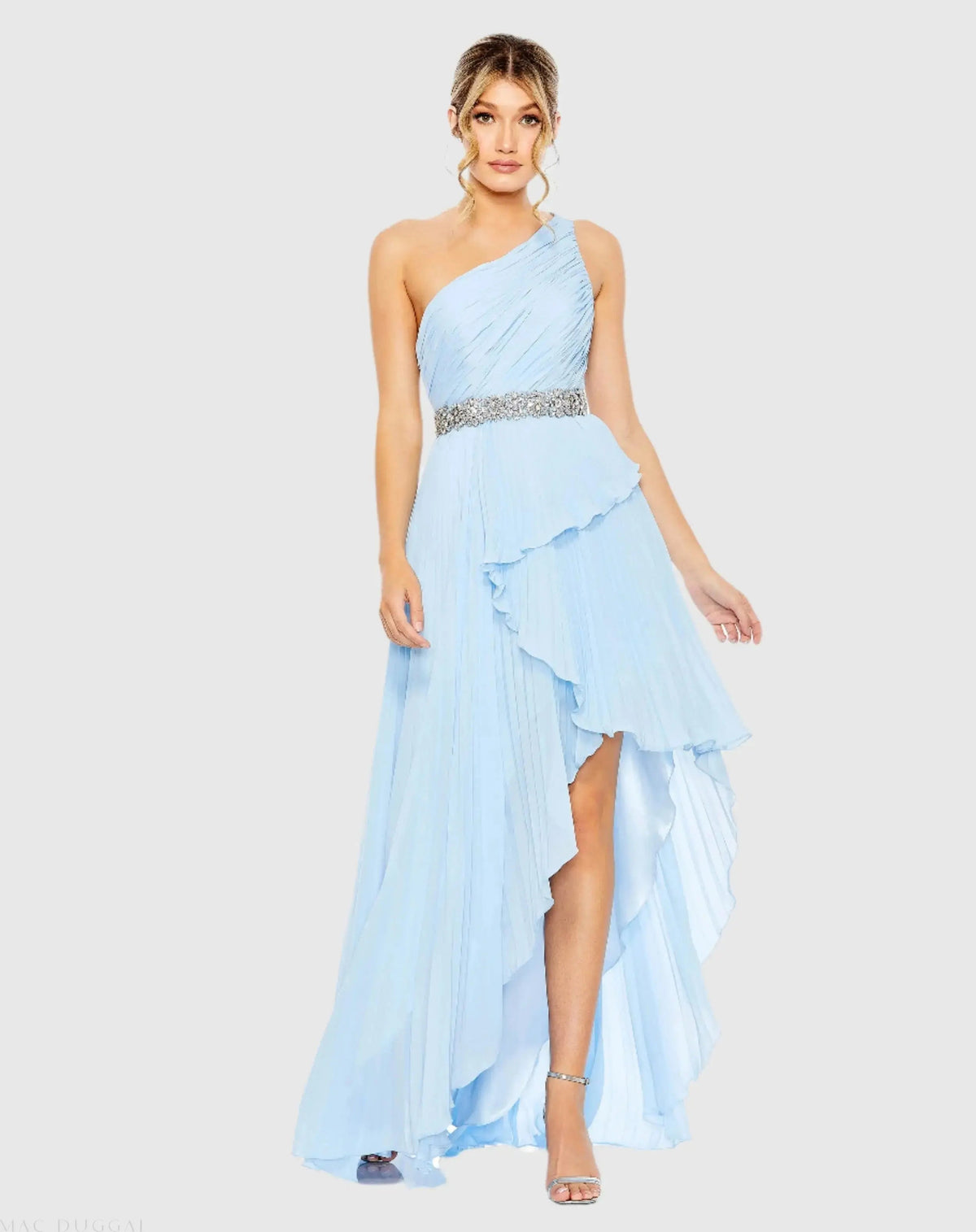 Women's Dress One Shoulder - Ruffle One-Shoulder