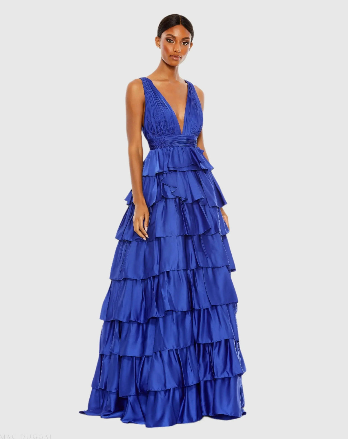 Women's Dress Sleeveless - Satin Ruffle