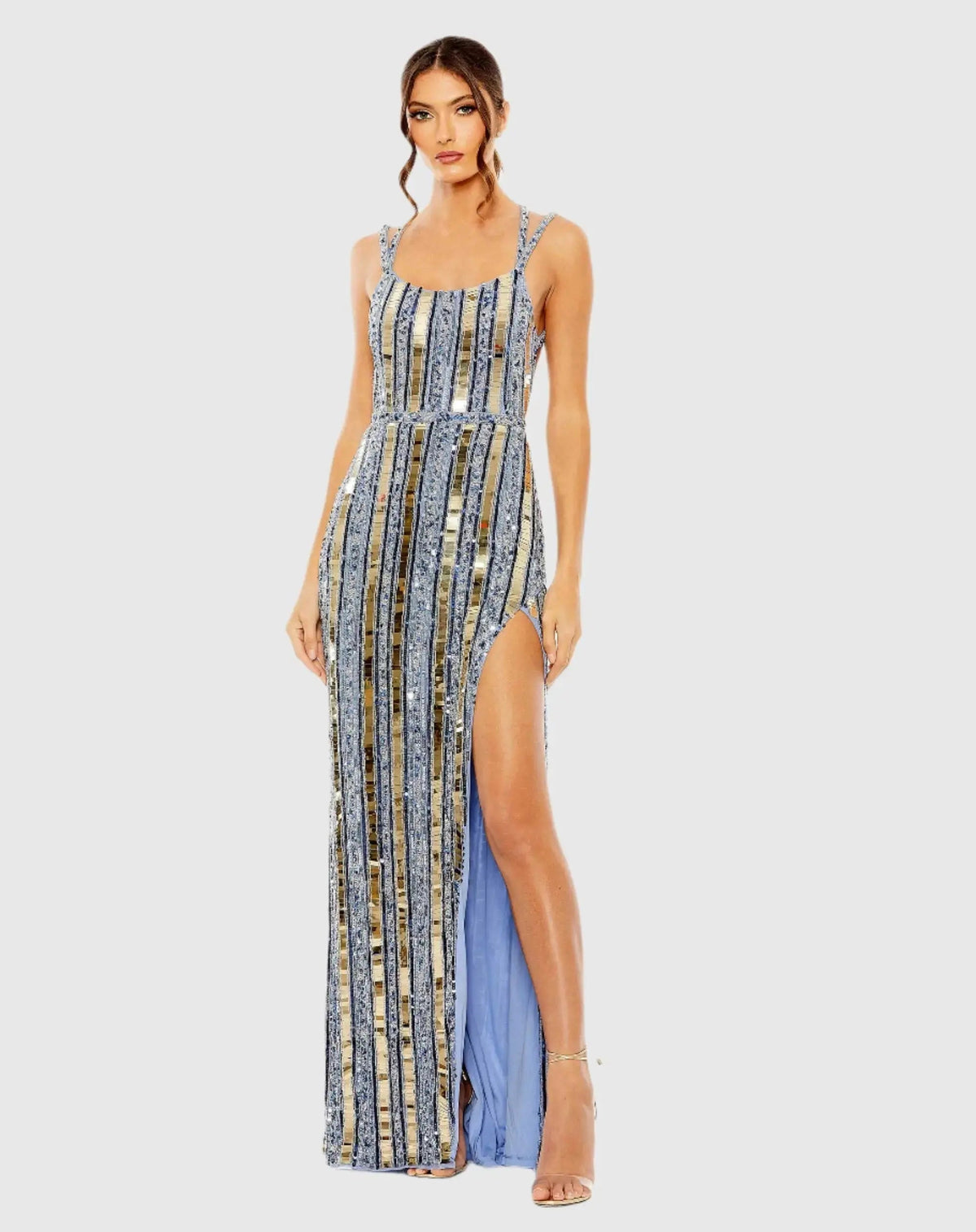 Women's Dress Halter - Back Gown