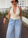 Charli Cowl Top - Lemon