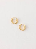 Chrome Crush Earrings - Gold