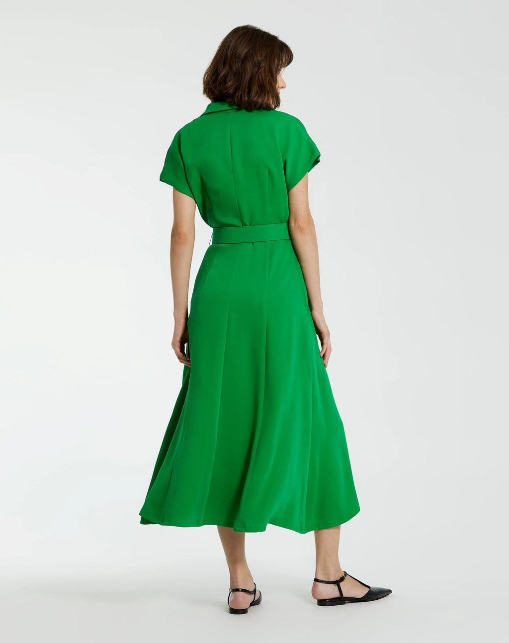 Women's Green Midi Dress - 21000