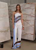 Deacon Low Rise Pants - Purple Stripe