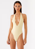 Delia One Piece Swimsuit - Yellow
