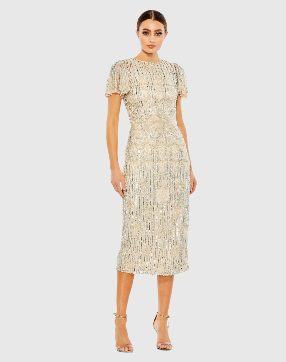Women's Beige Dress - 5575