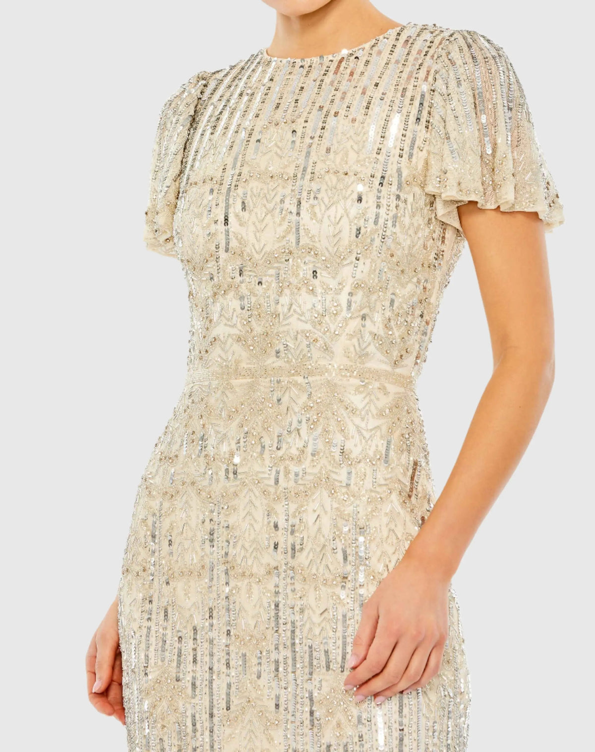 Women's Beige Dress - 5575