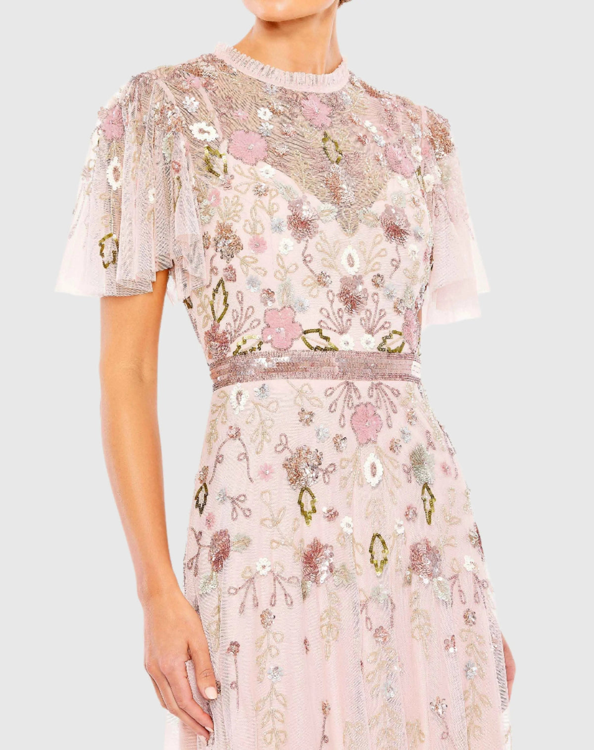 Women's Pink Dress - 9136