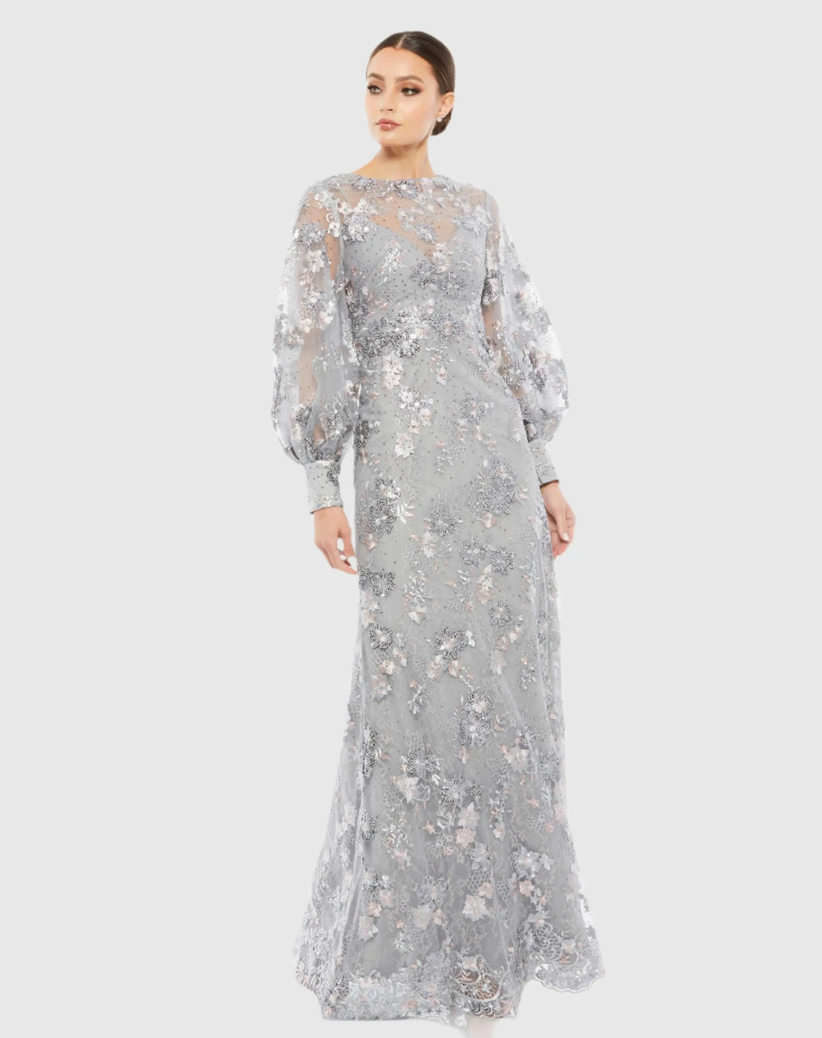 Women's Gray Dress - 67936