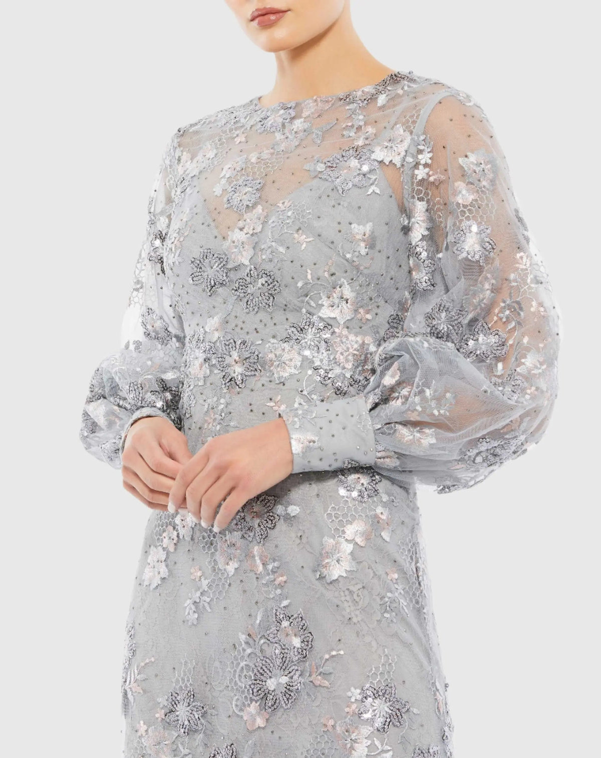 Women's Gray Dress - 67936
