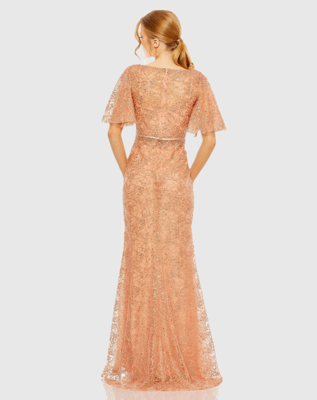 Women's Orange Dress - Orange Satin