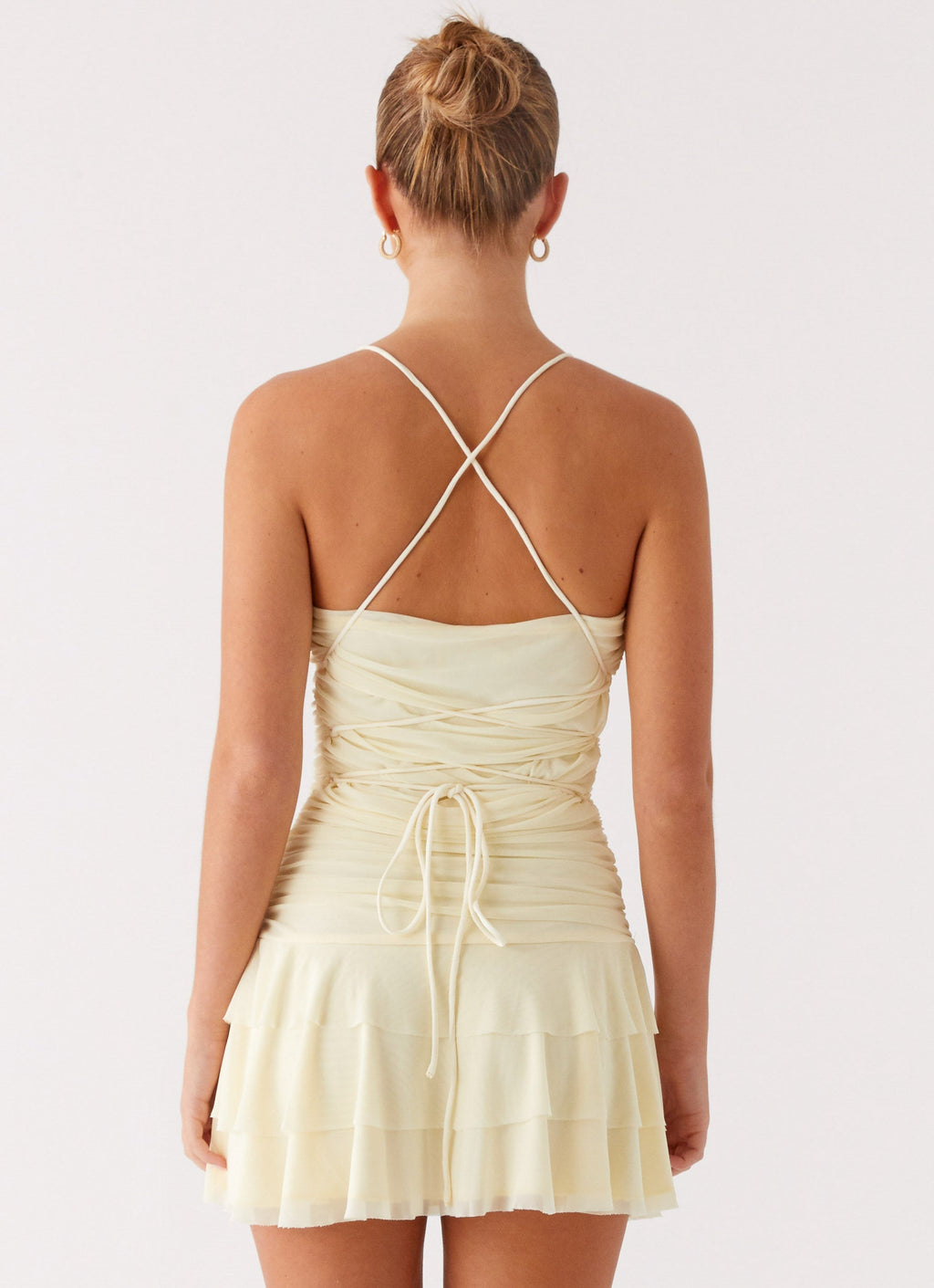 Emily Mini Dress - Yellow