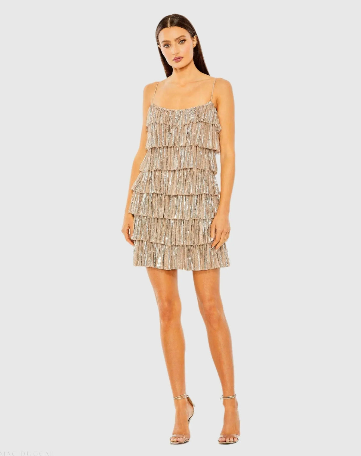 Women's Mini Dress Sequin - Ruffle