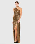 Women's Dress One Shoulder - Ruched One-Shoulder