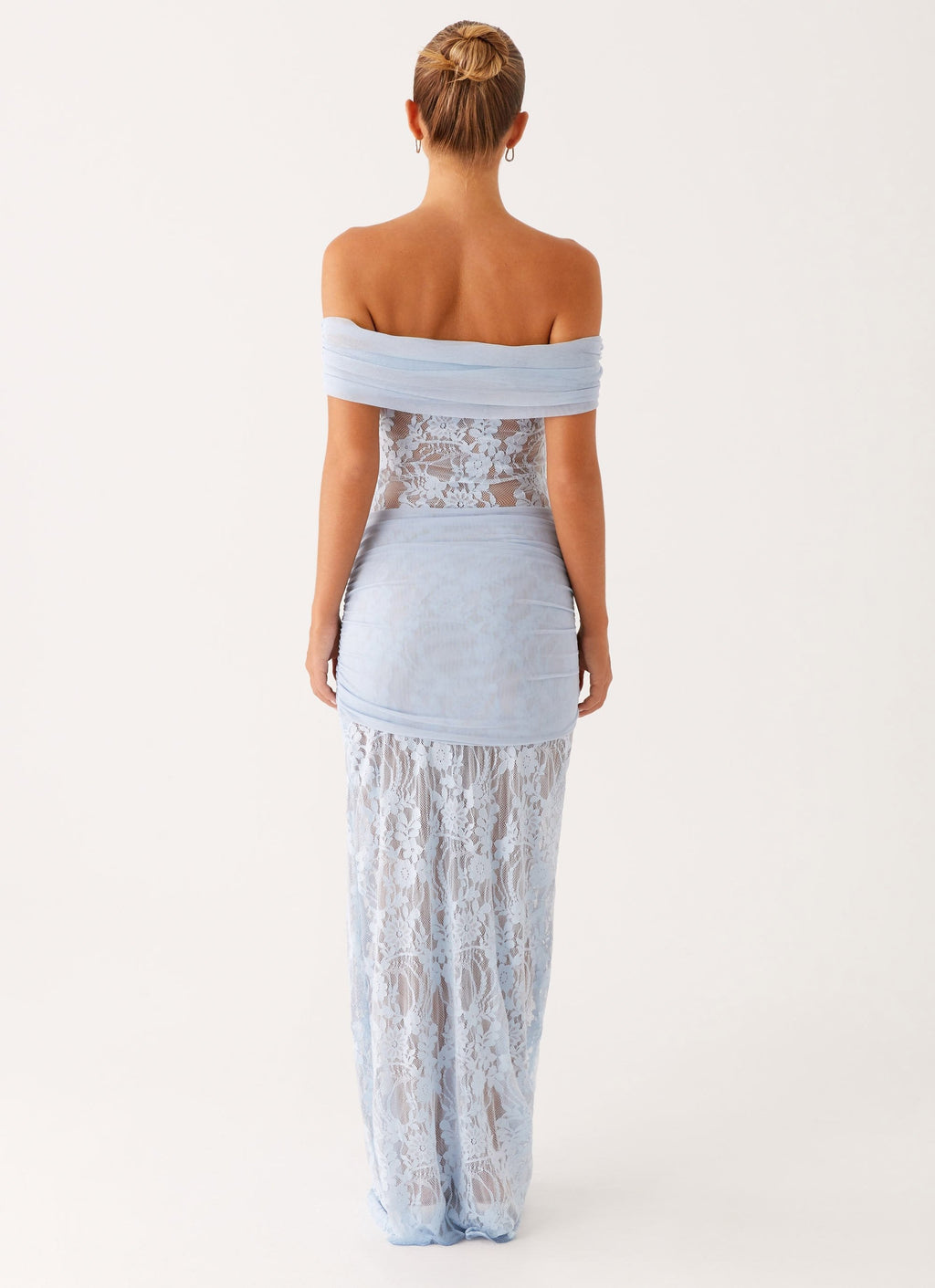 Gracie Twist Maxi Dress - Blue
