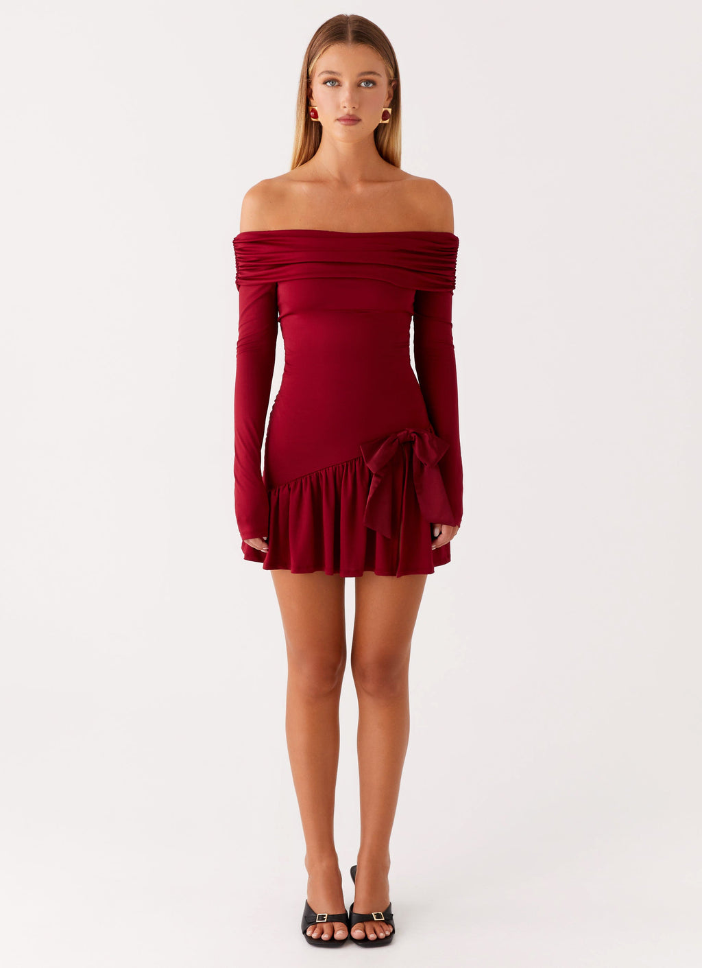 Grazia Mini Dress - Red