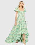 Women's Dress Floral - Brocade Gown