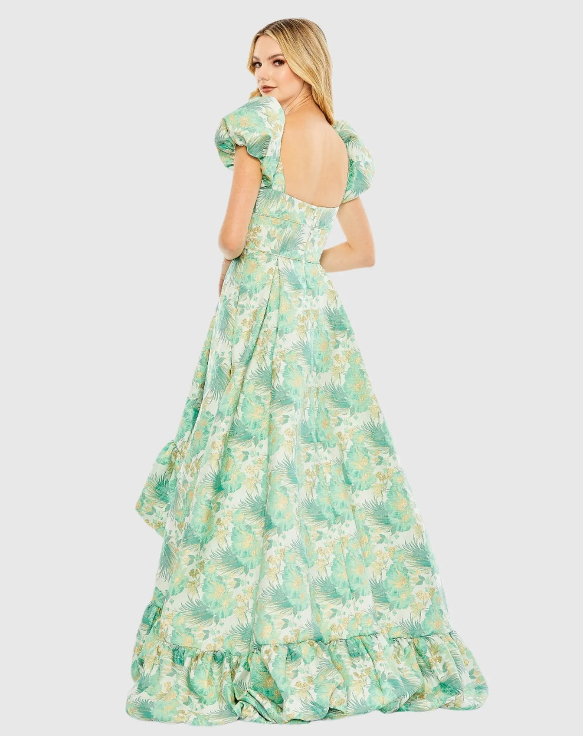 Women's Green Dress Floral - 68276