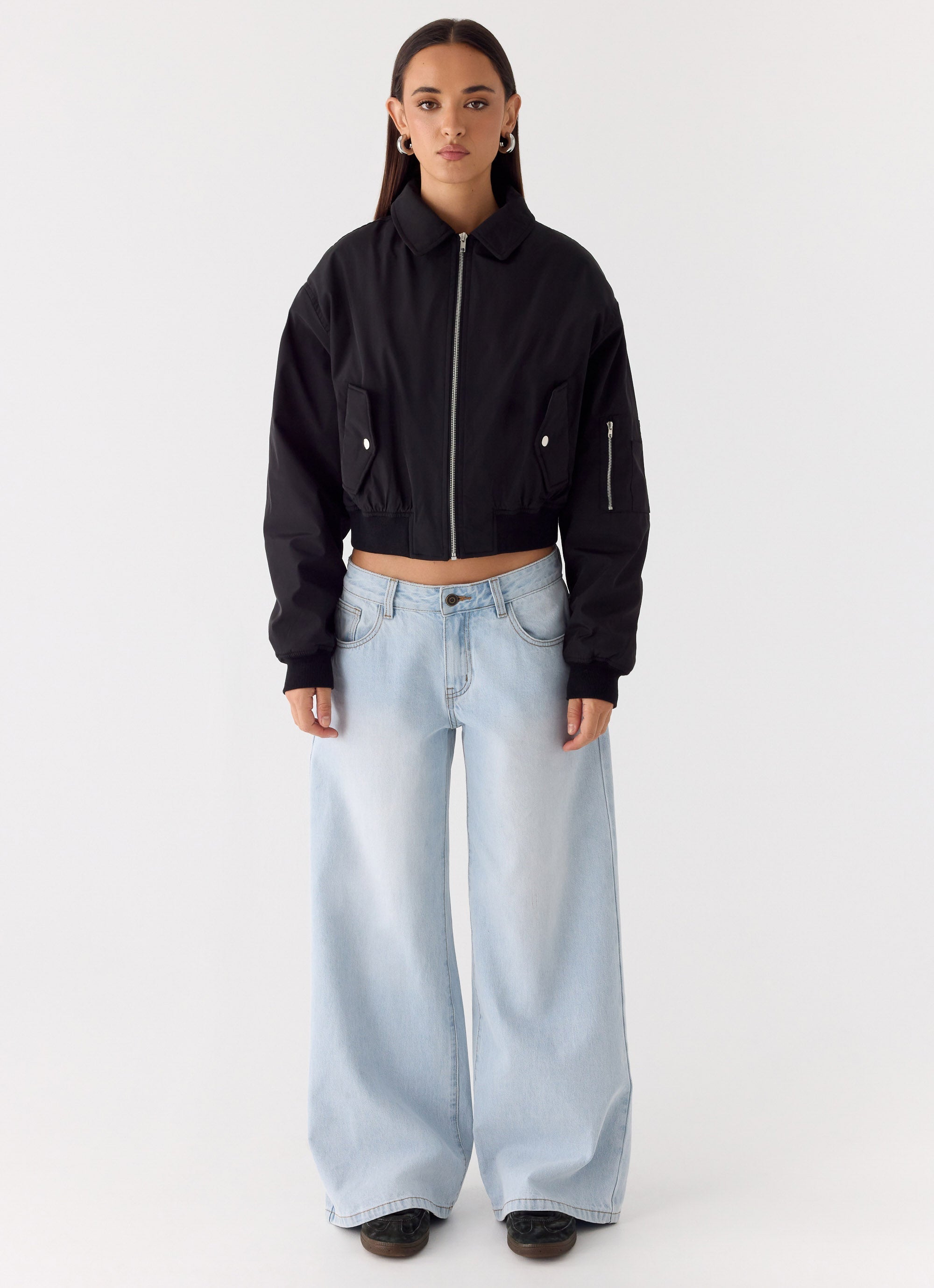 Jameson Bomber Jacket - Black