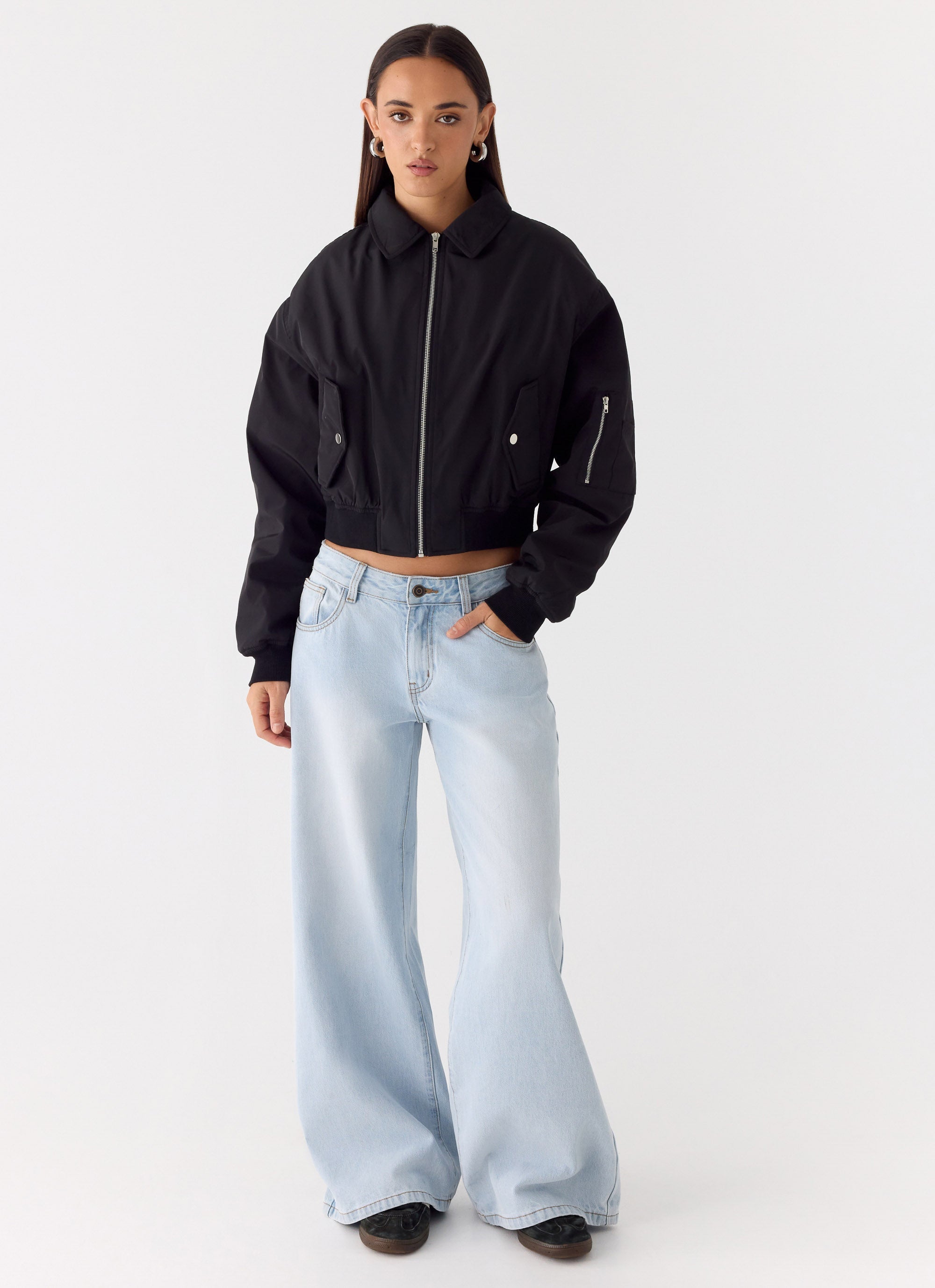 Jameson Bomber Jacket - Black