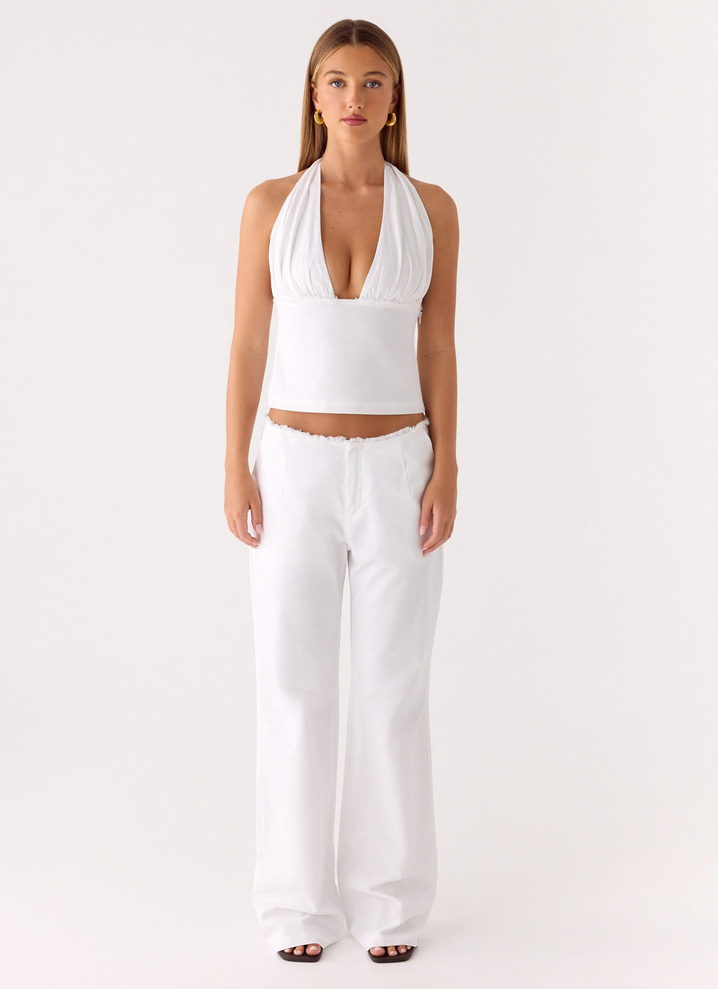 Josephina Pant - White