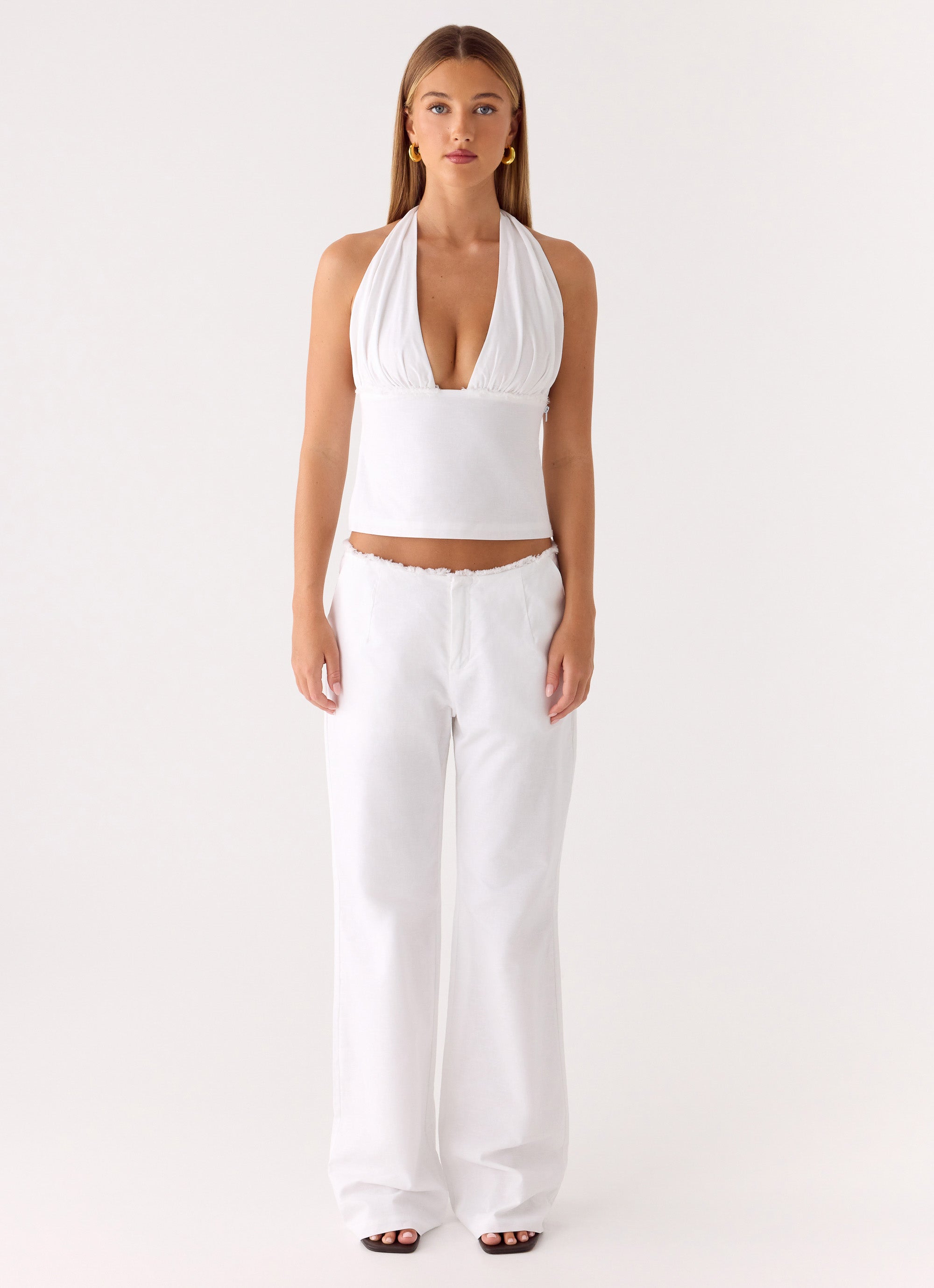 Josephina Pant - White