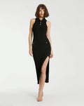 Women's Black Maxi Dress Sleeveless