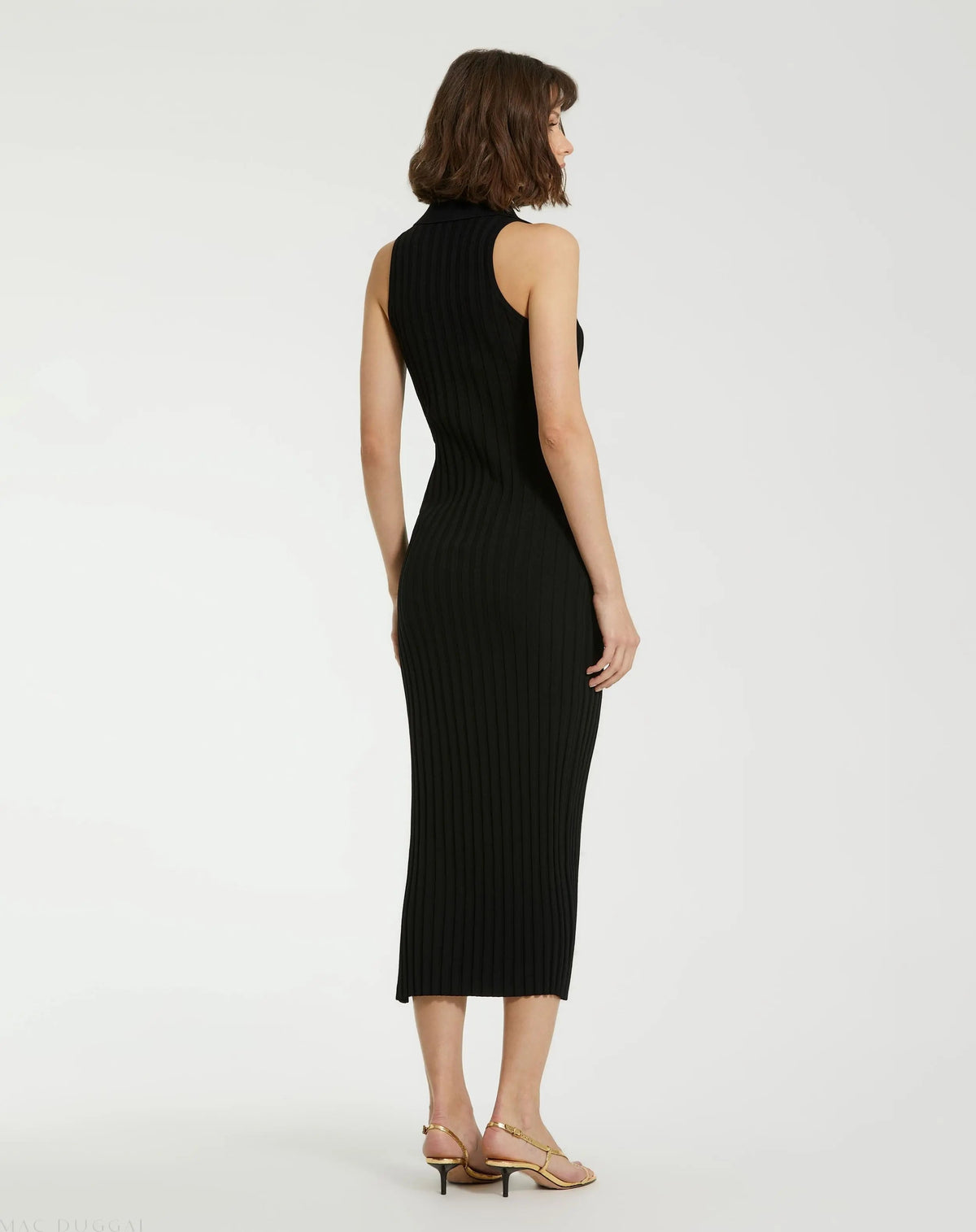 Women's Black Maxi Dress Sleeveless