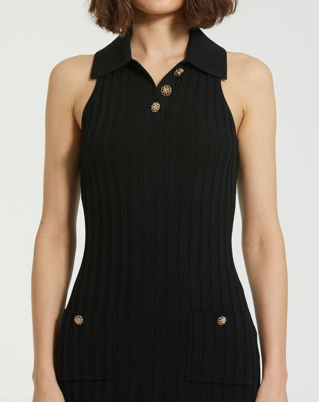 Women's Black Maxi Dress Sleeveless