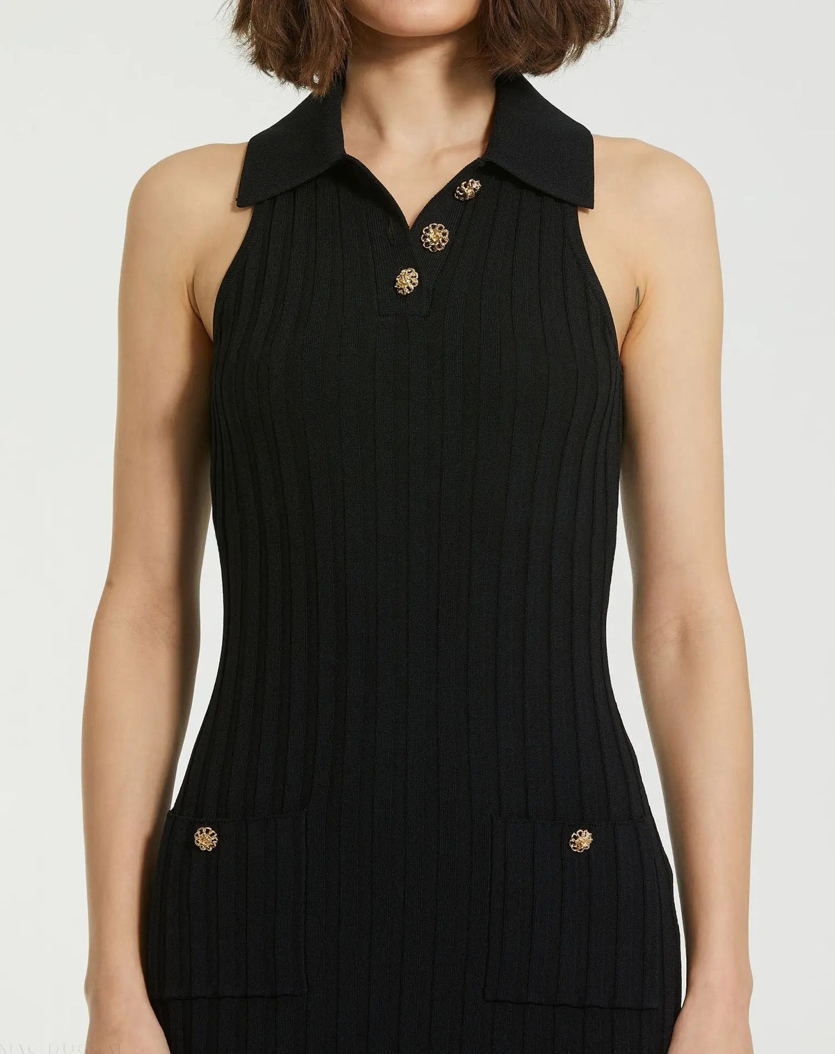 Women's Black Maxi Dress Sleeveless