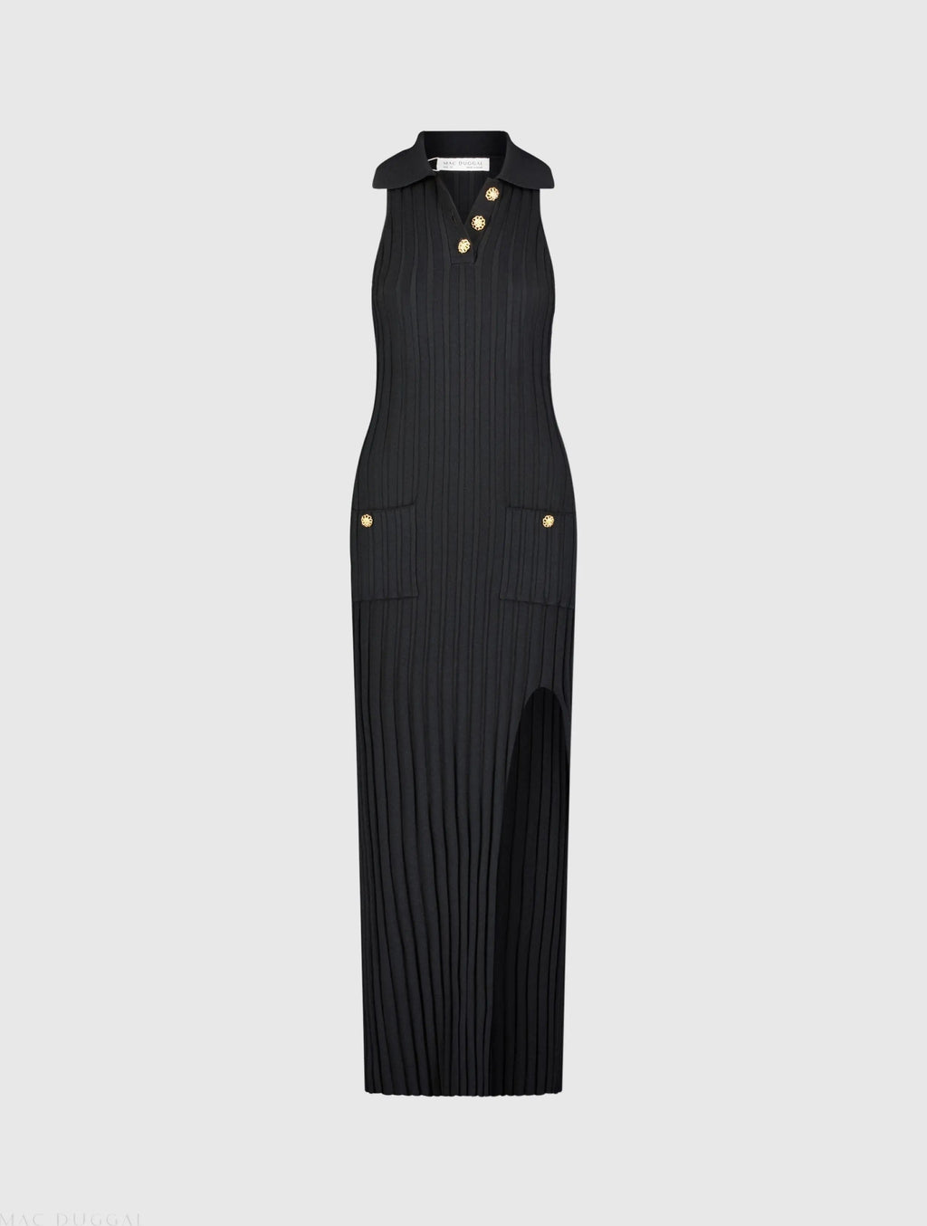 Women's Black Maxi Dress Sleeveless