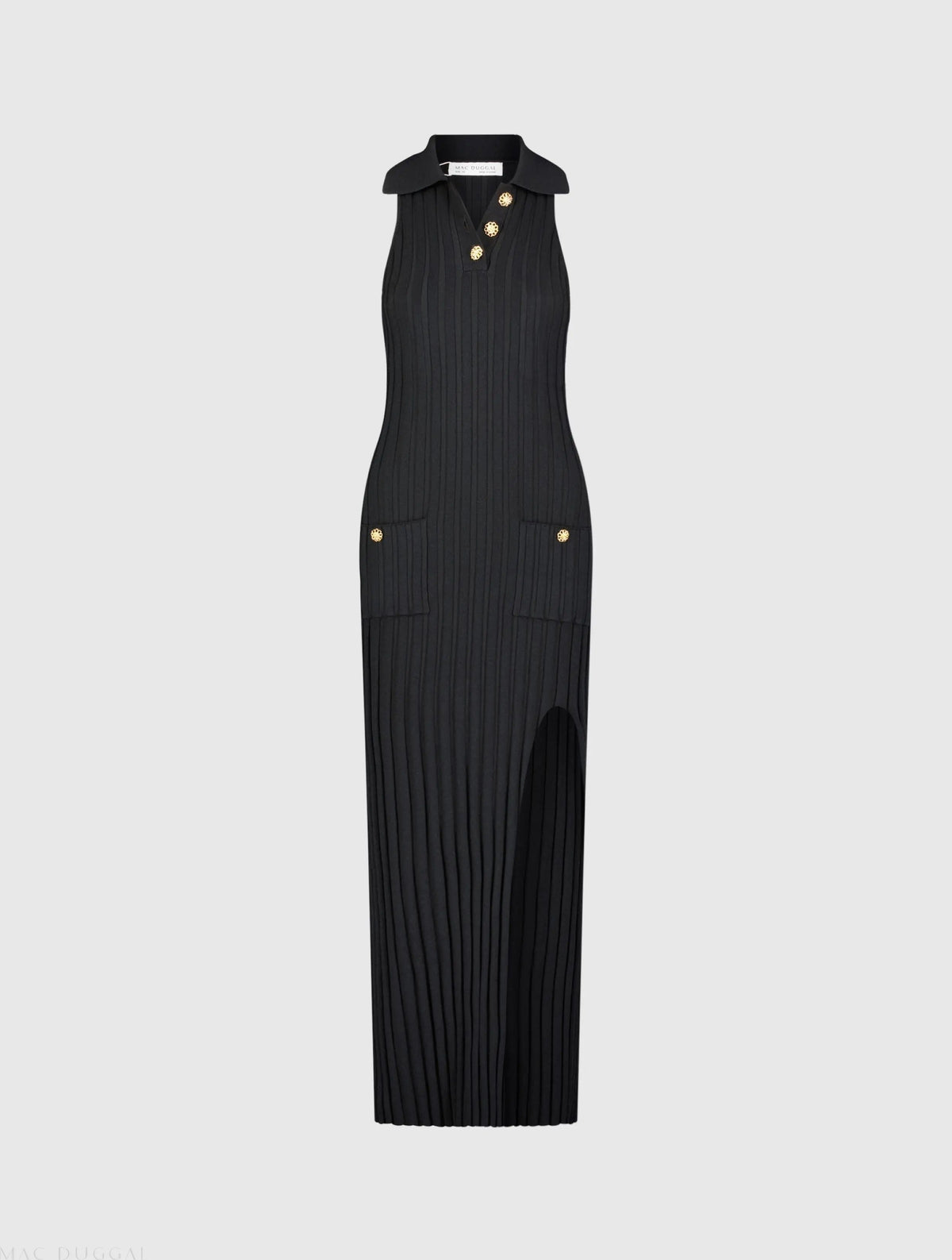 Women's Black Maxi Dress Sleeveless