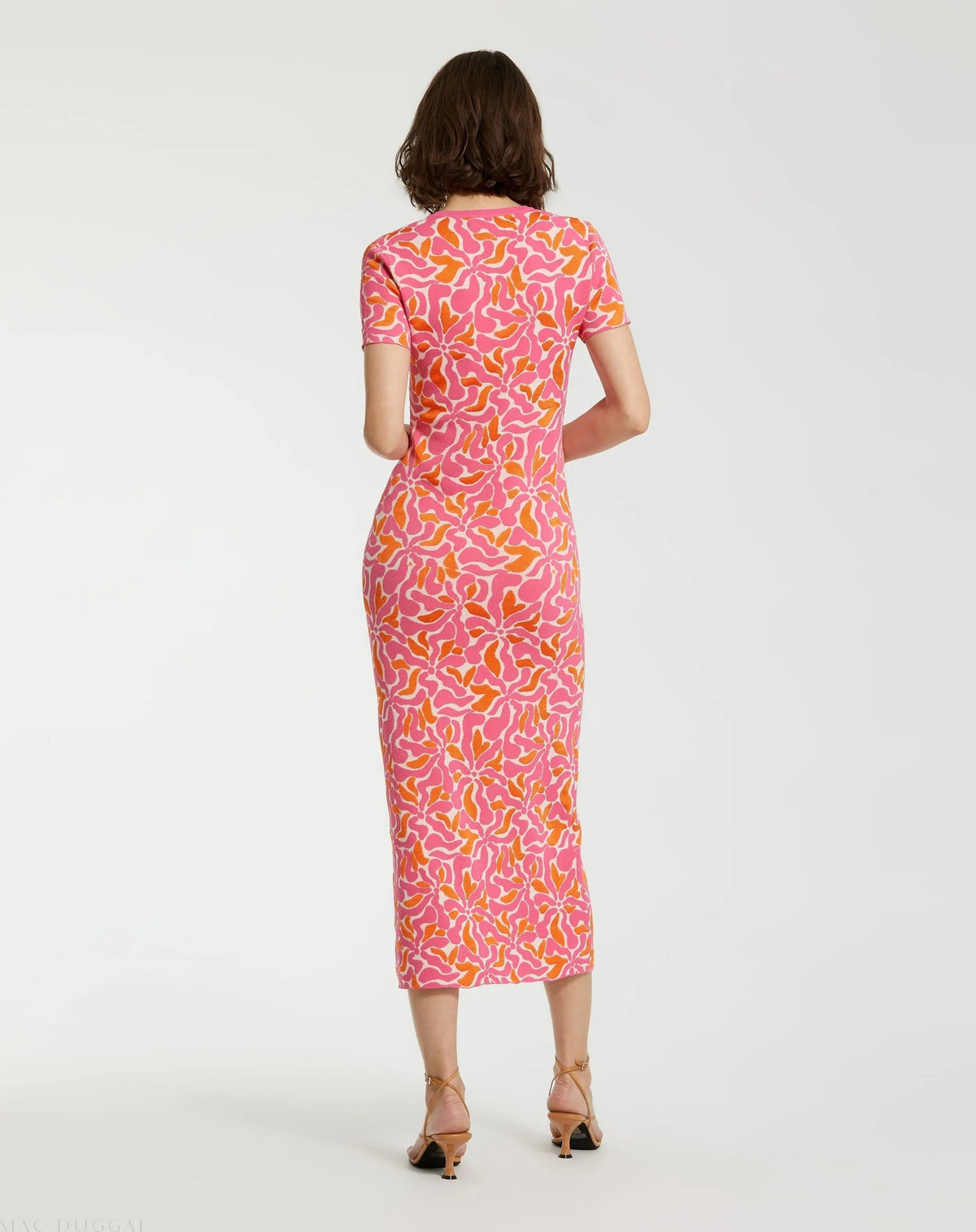 Women's Pink Maxi Dress Floral