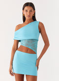 Love Motion Mini Dress - Aqua Blue