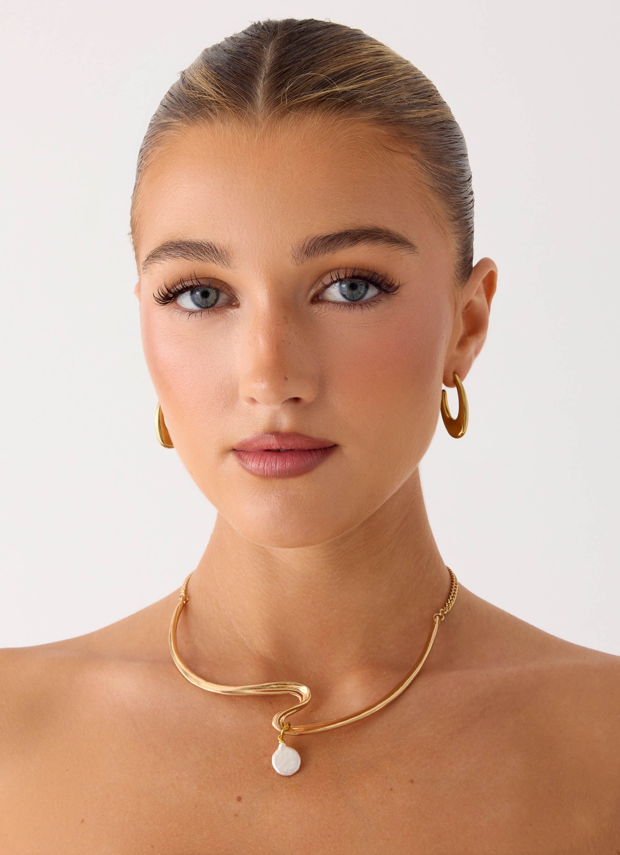 Lumen Choker Necklace - Gold