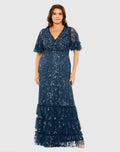 Women's Navy Dress Sequin - Blue